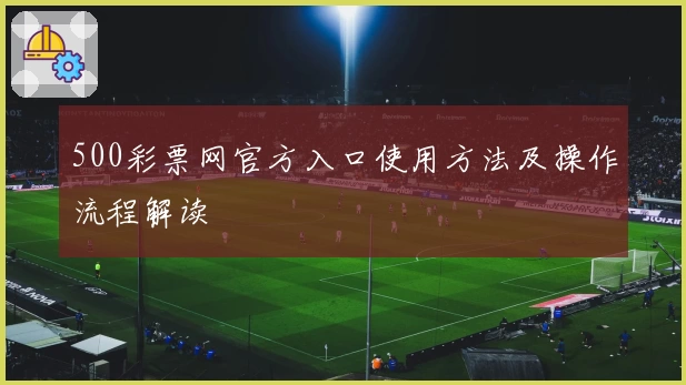 500彩票网官方入口使用方法及操作流程解读